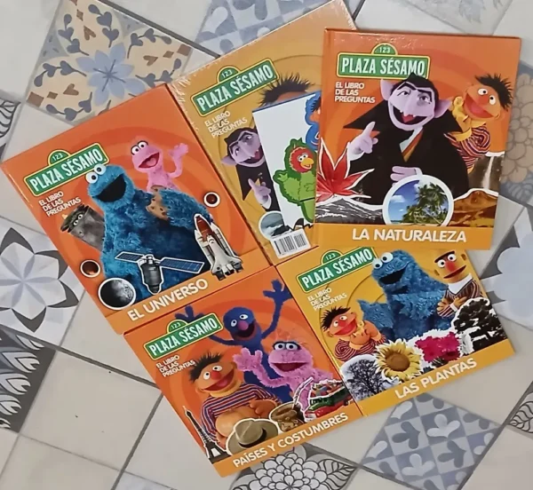695420-MLA84678048014_052025 Lote 15 Números: Plaza Sésamo El Libro De Las Preguntas 2007
