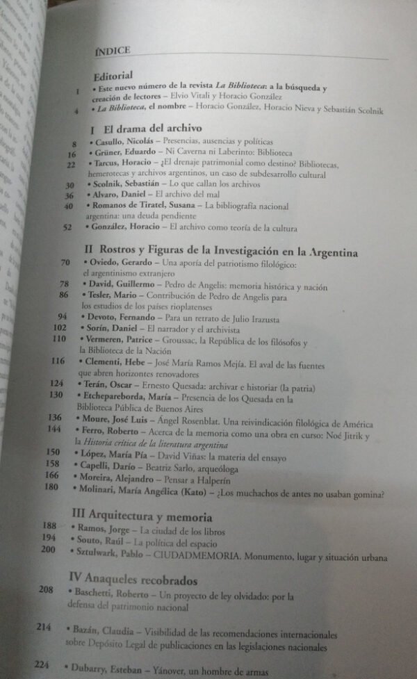 La Biblioteca Revista 1. El Archivo Enigma Historia Groussac