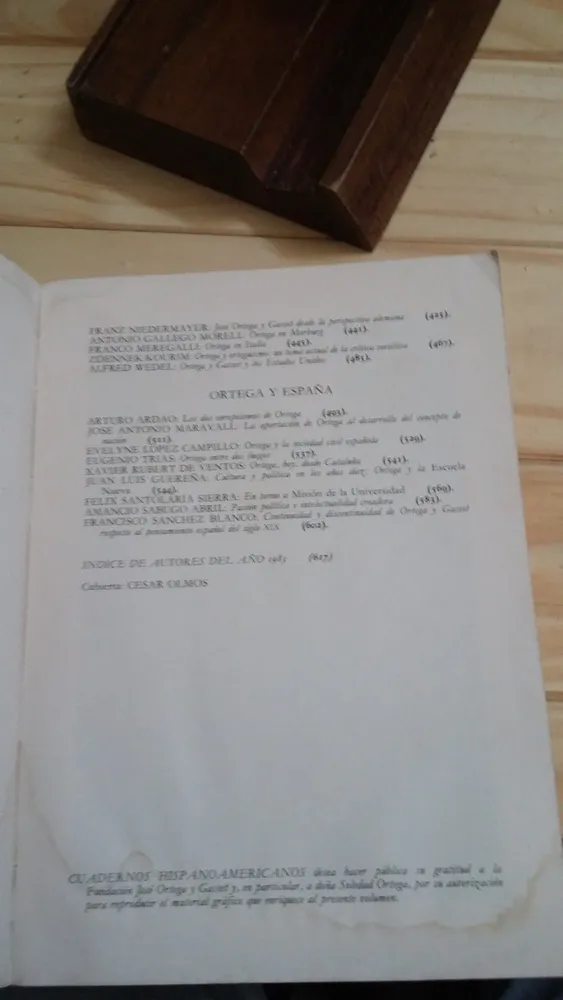 Cuadernos Hispanoamericanos 403-405; 1984 - Ortega Y Gasset