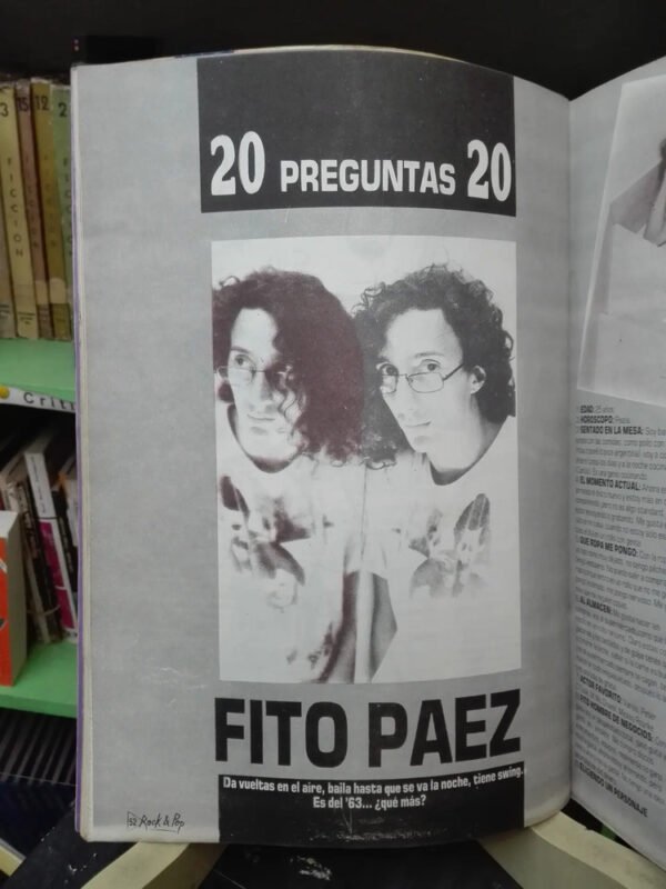 Revista Rock & Pop Nº 30 1988 Sin Poster. Tapa Charly García