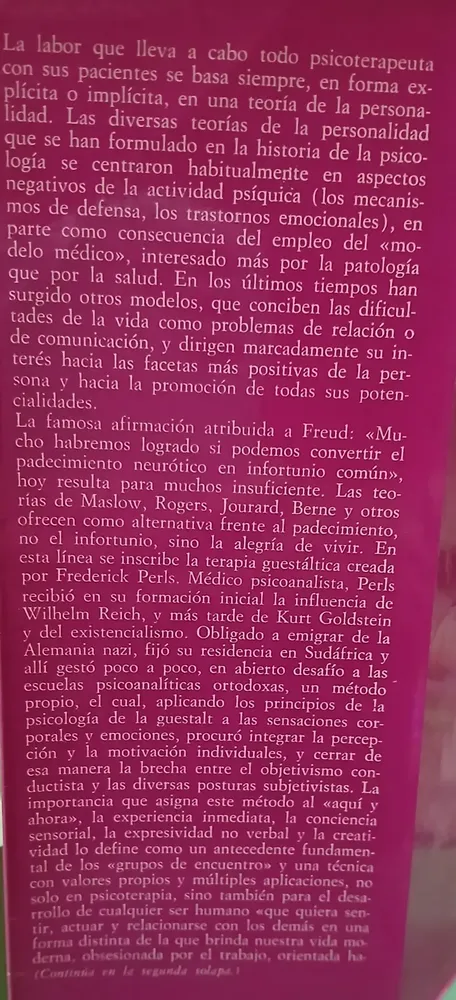 706650-MLA96082865606_102025 Teoría Y Técnica De Psicoterpia Guestálica - Fagan Shepherd