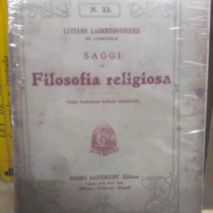 Filosofía Religiosa - Laberthonniere, Luciano