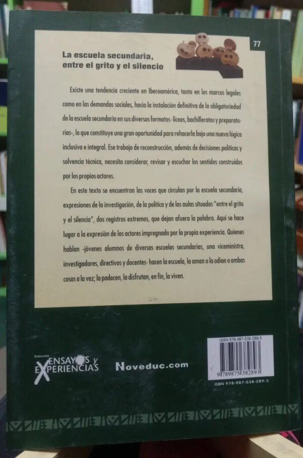La Escuela Secundaria Entre El Grito Y El Silencio- C Romero