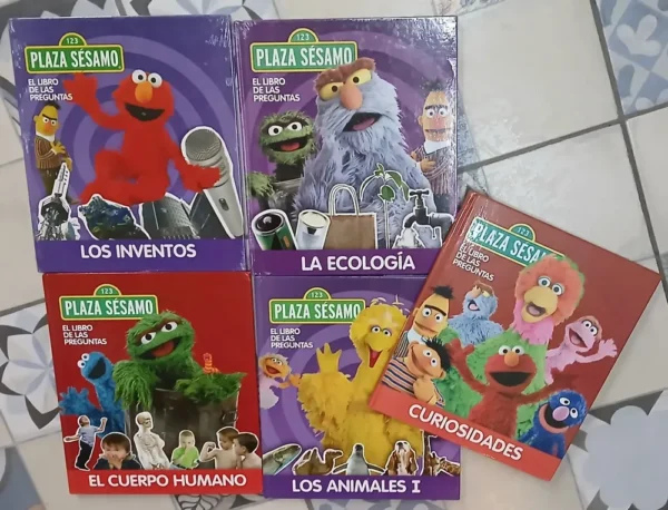 710713-MLA84977434925_052025 Lote 15 Números: Plaza Sésamo El Libro De Las Preguntas 2007