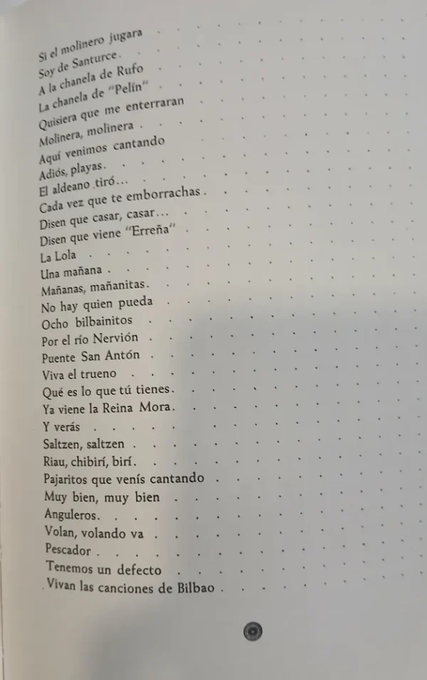 711942-MLA99630662337_112025 Canciones Populares Bilbainas - Recopilado J. De Orúe Matia