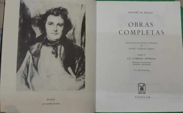 Honore De Balzac - Tomo 5 - Obras Completas - Ed. Aguilar