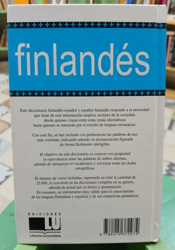 712386-MLA84412812438_052025 Diccionario Finlandés - Librería Universitaria Barcelona