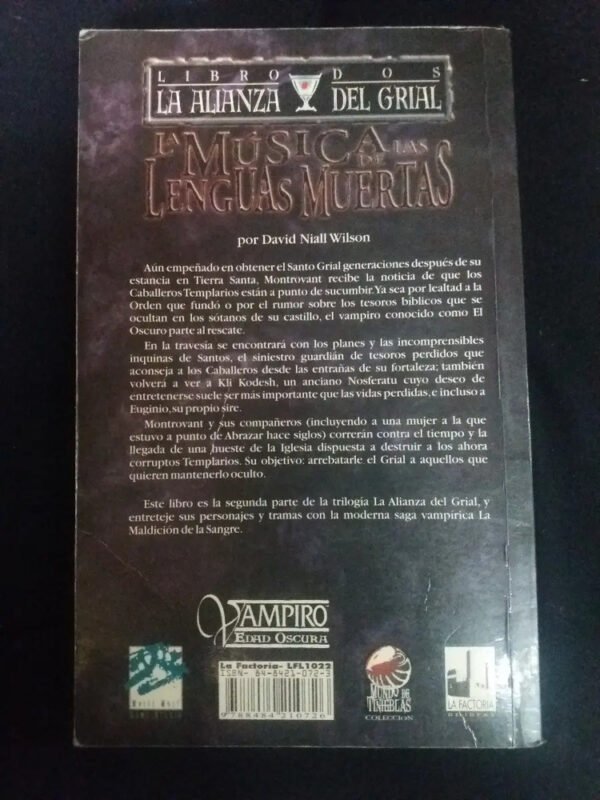 716651-MLA40505134865_012020 La Alianza Del Grial La Música De Las Lenguas Muertas Wilson