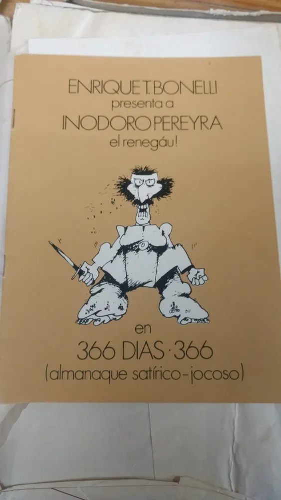 Almanaque 1980 - Enrique Bonelli Presenta A Inodoro Pereyra Almanaque Feliz Año Nuevo 1980 Inodoro Pereyra