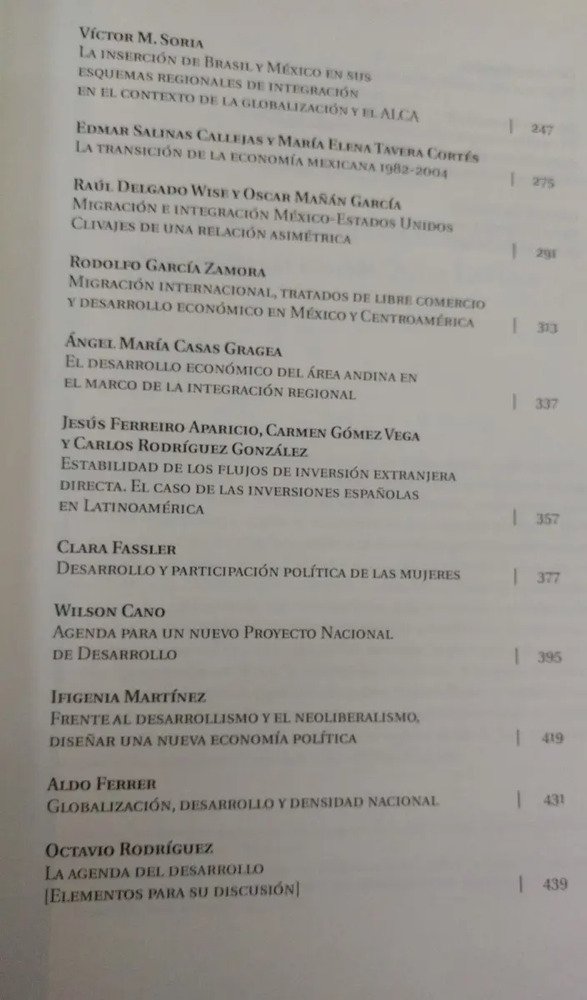 Repensar La Teoría De Desarrollo En Contexto D Globalización