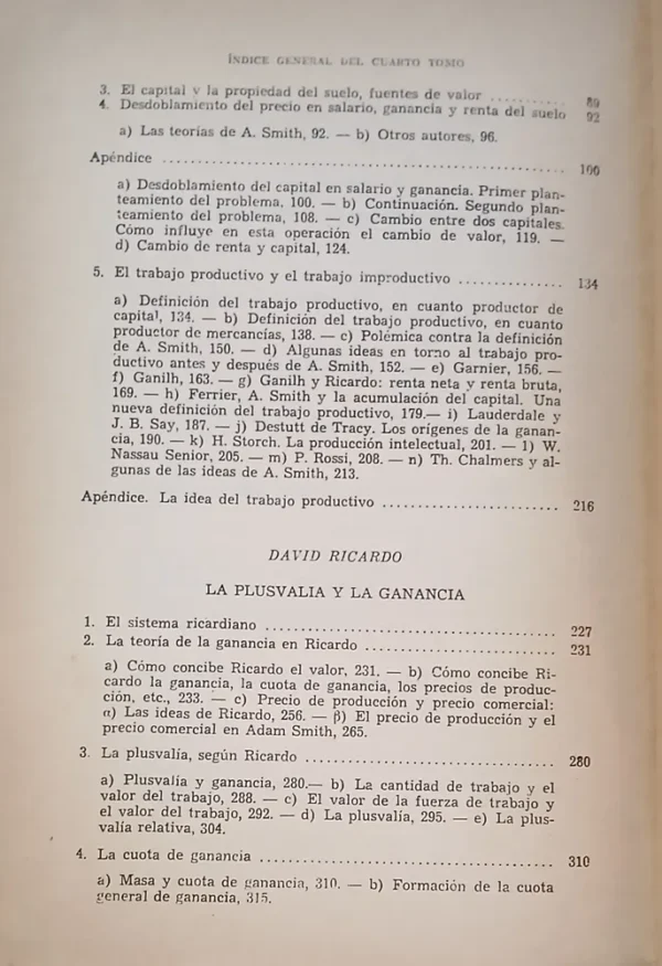 Historia Crítica De La Teoría De La Plusvalía T 1 Y 2 - Marx