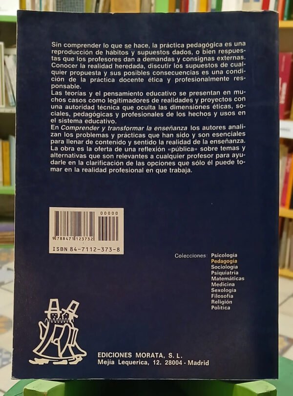 719817-MLA110957885769_042026 Comprender Y Transformar La Enseñanza - Sacristán - Pérez
