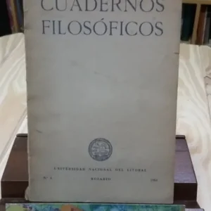 723358-MLA75143139543_032024 Cuadernos Filosóficos N. 4 Universidad Nacional Del Litoral