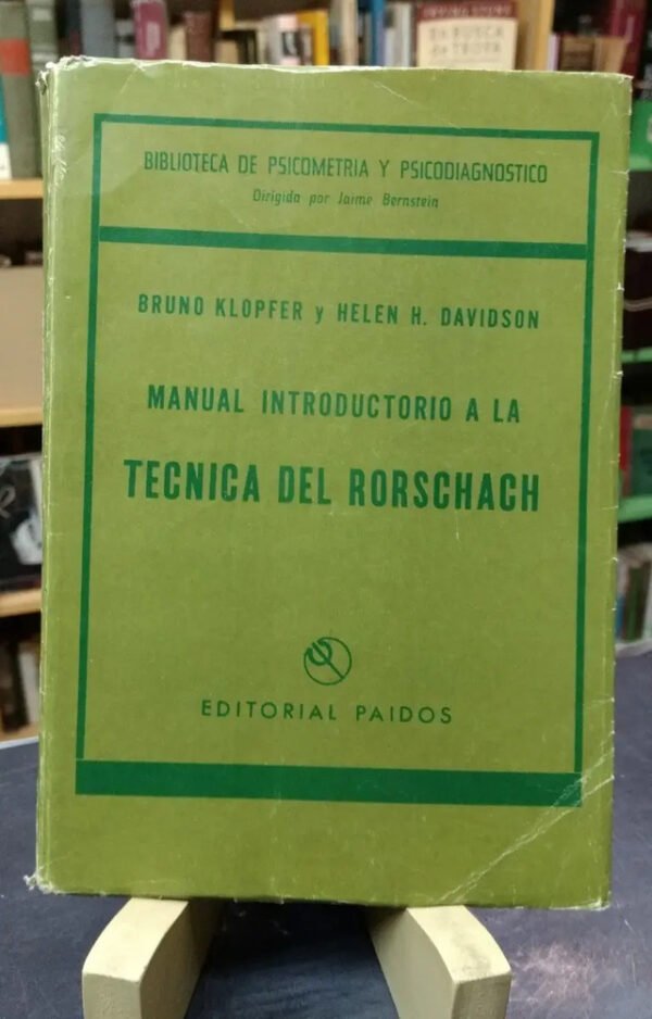 Manual Introductorio A Técnica Rorschach - Klopfer, Davidson