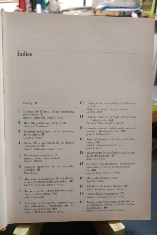 Odontología Pediátrica Y Del Adolescente 5 Ed Mcdonald Avery