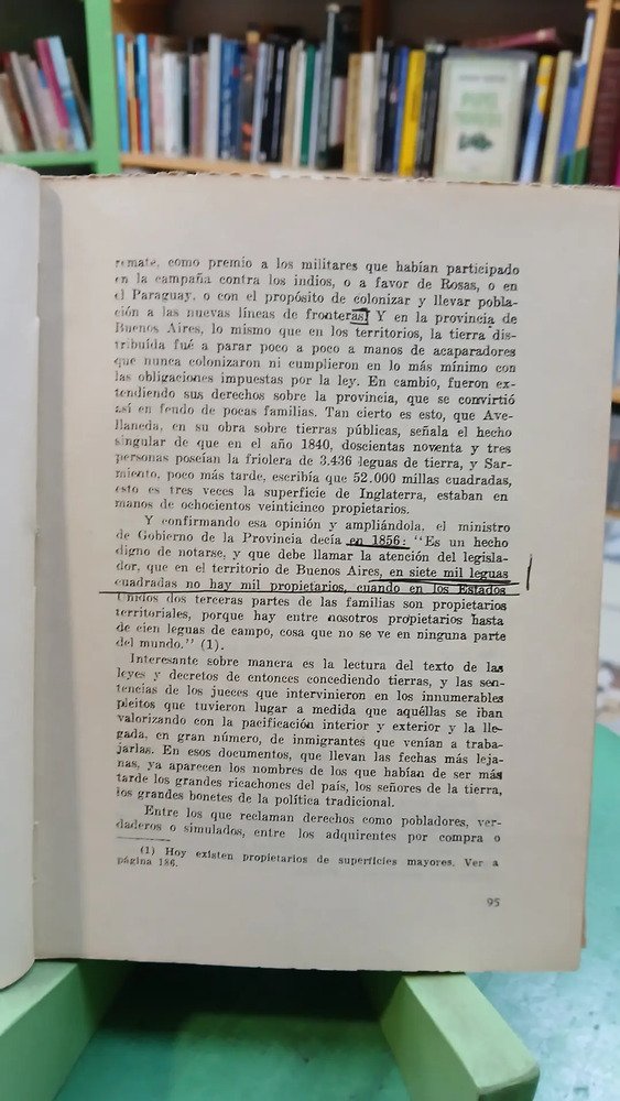 730888-MLA88044524255_072025 La Burguesía Terrateniente Argentina - Jacinto Oddone - 1956