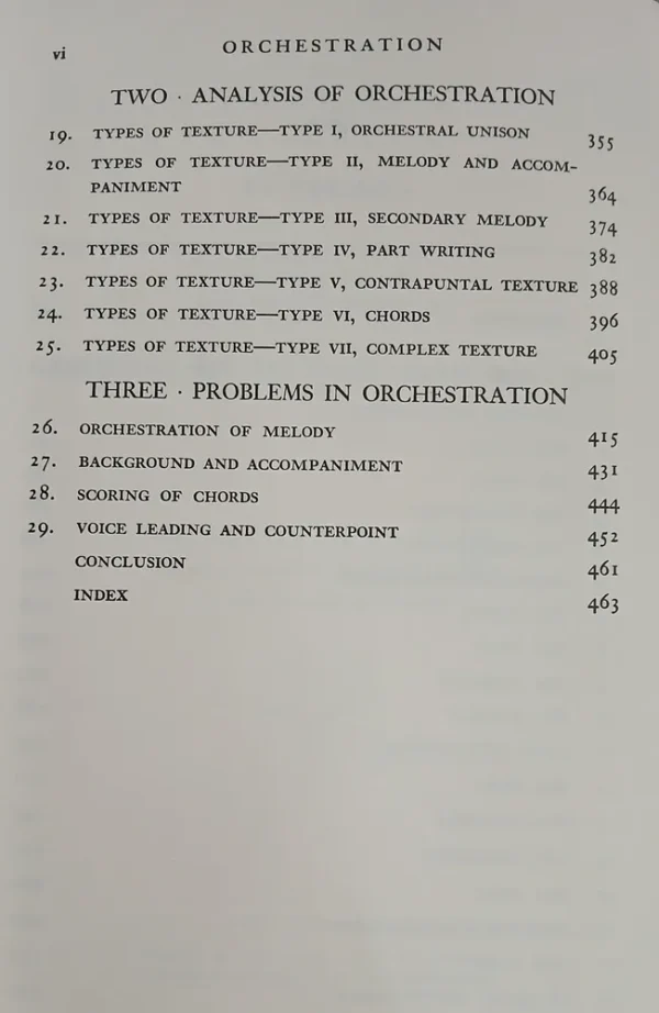 Orchestration - Walter Piston