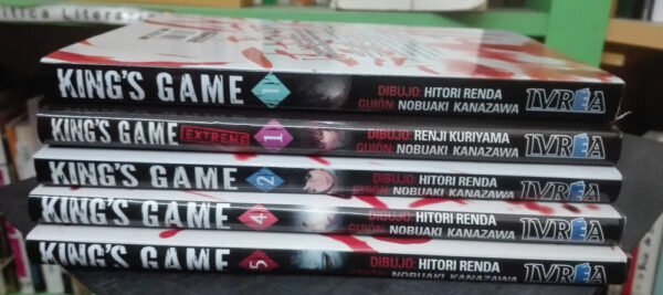 King's Game Lote X5 (1, 1 Extreme, 2, 4, 5) Nobuako Kanazawa