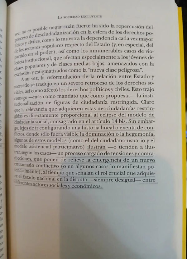 La Sociedad Excluyente - Martistella Svampa