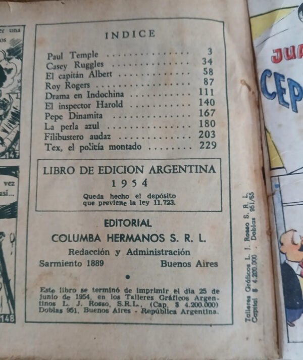 Album De La Revista Fantasía 10 Aventuras -  Columbia
