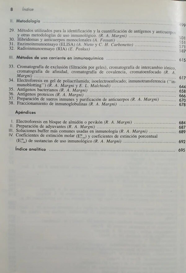 Inmunología E Inmunoquímica 4ta Edición - Ricardo A. Margni