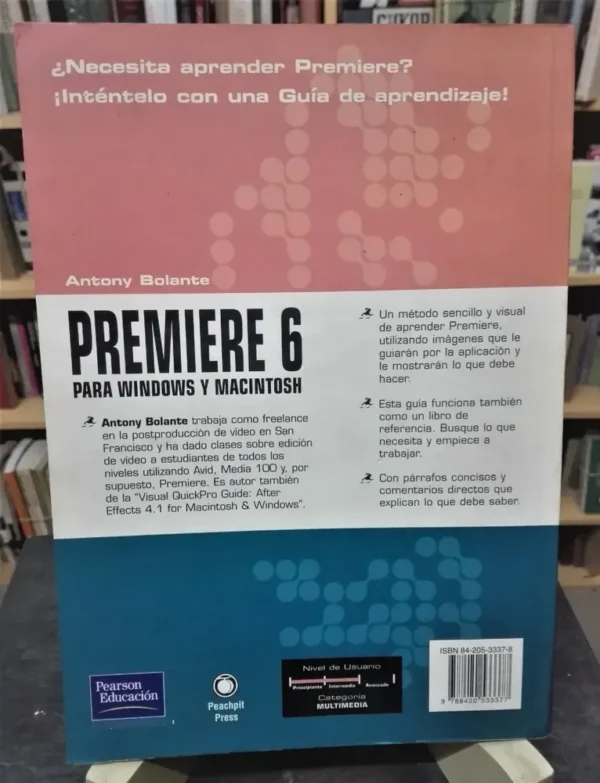 Guía Aprendizaje Premiere 6 Para Windows Y Macintosh Bolante