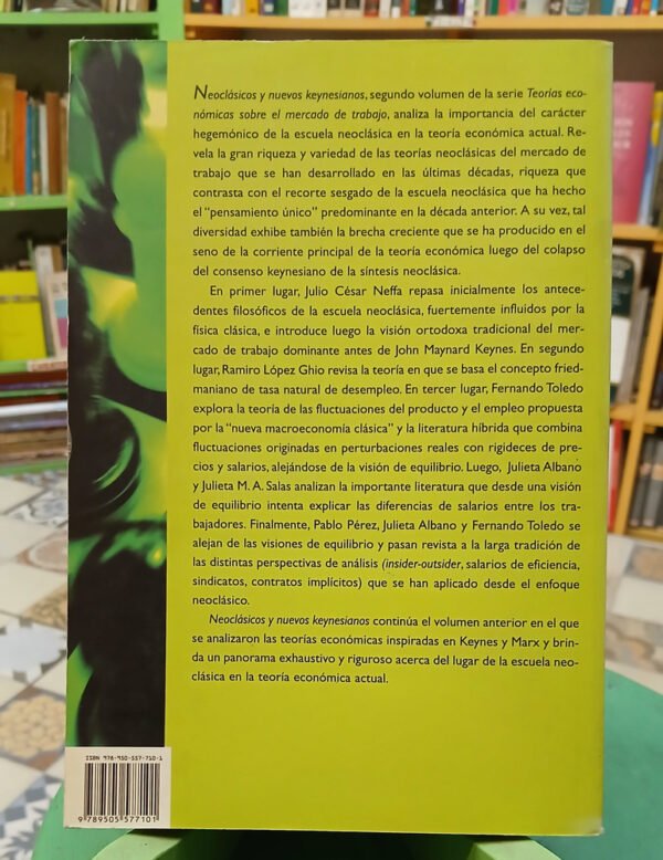 Teorías Económicas: Neoclásicos Y Keynesianos - Neffa