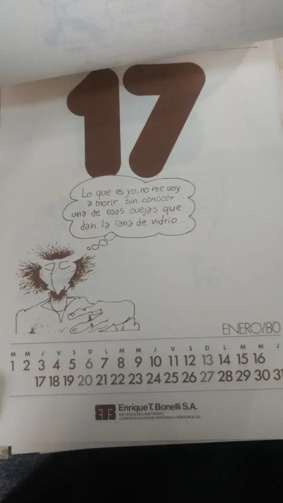 Almanaque 1980 - Enrique Bonelli Presenta A Inodoro Pereyra Almanaque Feliz Año Nuevo 1980 Inodoro Pereyra