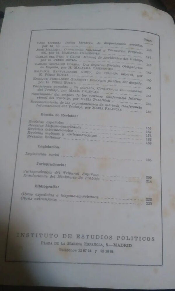 Política Social Nro. 5 Suplemento De Rev. Estudios Politicos