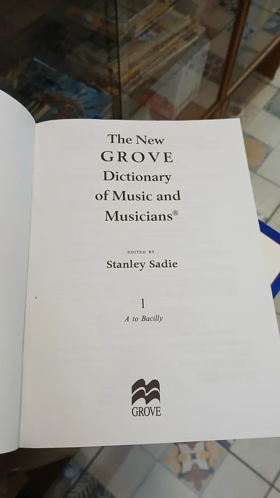 20 Tomos The New Grove Dictionary Of Music & Musicians Sadie