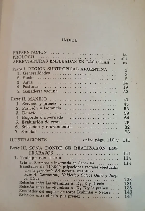Ganadería Subtropical Argentina - José Ándres Carrazzoni