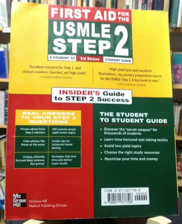 First Aid For The Usmle Step 2: 3dr Edition - Le,amin,bushan