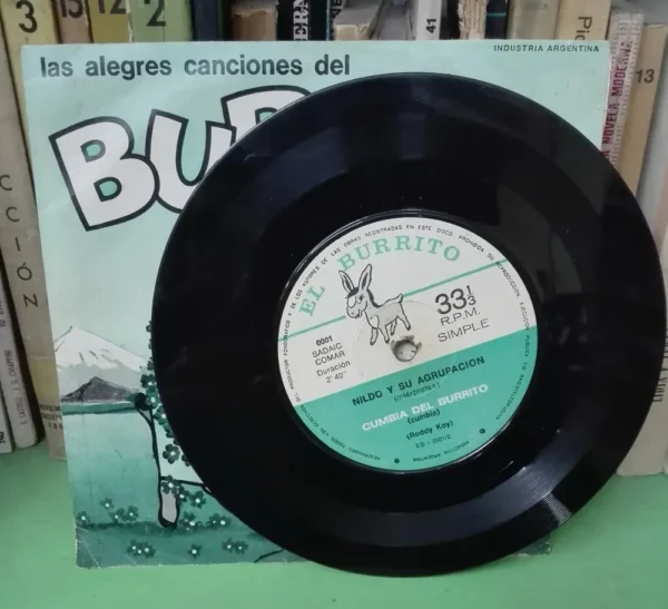 Las Alegres Canciones Del Burrito - Cachamay - Vinilo Simple