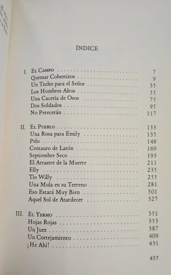 El Campo, El Pueblo, El Yermo - William Faulkner