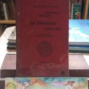 766587-MLA74993386377_032024 La Substancia Universal - Bloch, Albert Y Paraf-javal
