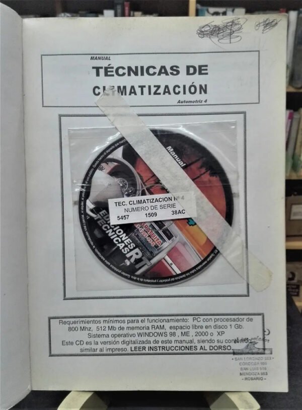 767015-MLA71369788752_082023 Manual Técnicas De Climatización Automotriz 4 Con Cd - 2008