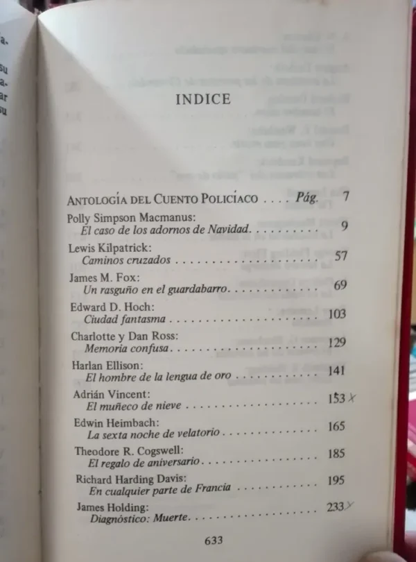 Antología Del Cuento Policíaco Aguilar Edición Mexicana 1980