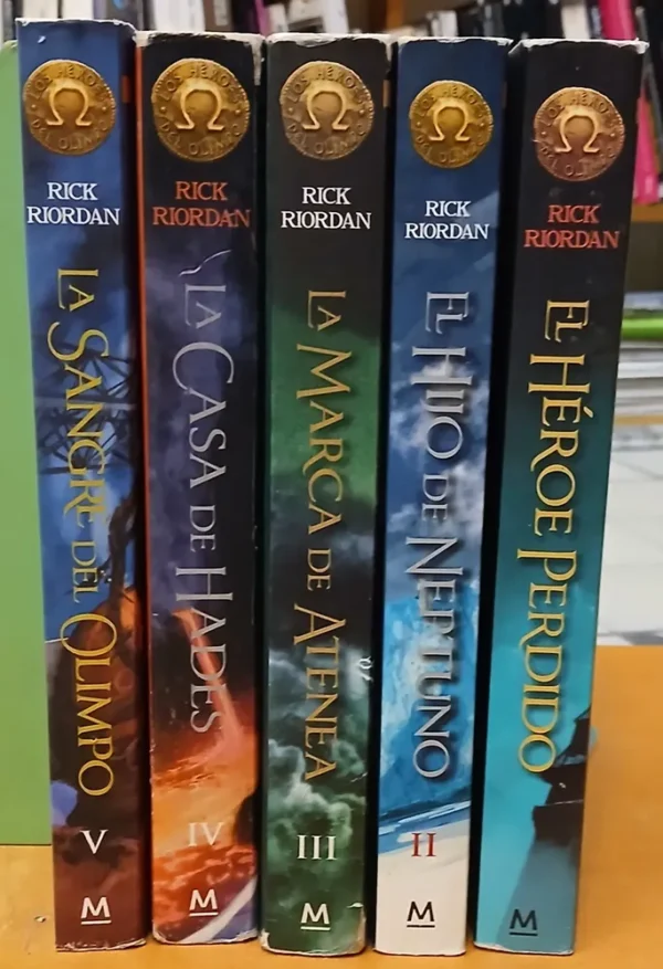 Los Héroes Del Olimpo - V. 1 Al 5 - Rick Riordan