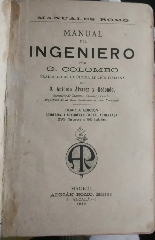 769001-MLA75976039044_052024 Manual Del Ingeniero - G. Colombo. Manuales Romo