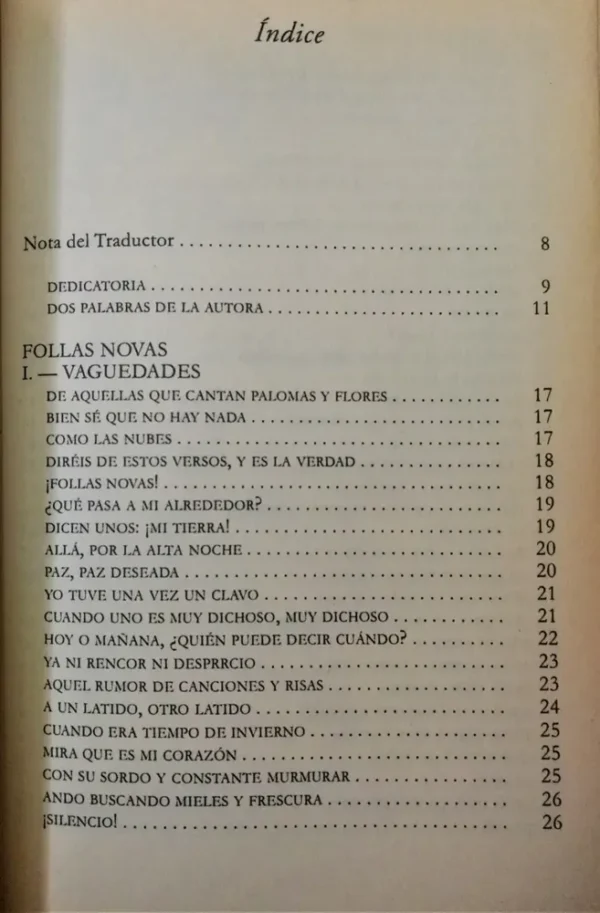 Rosalía De Castro - Follas Novas -