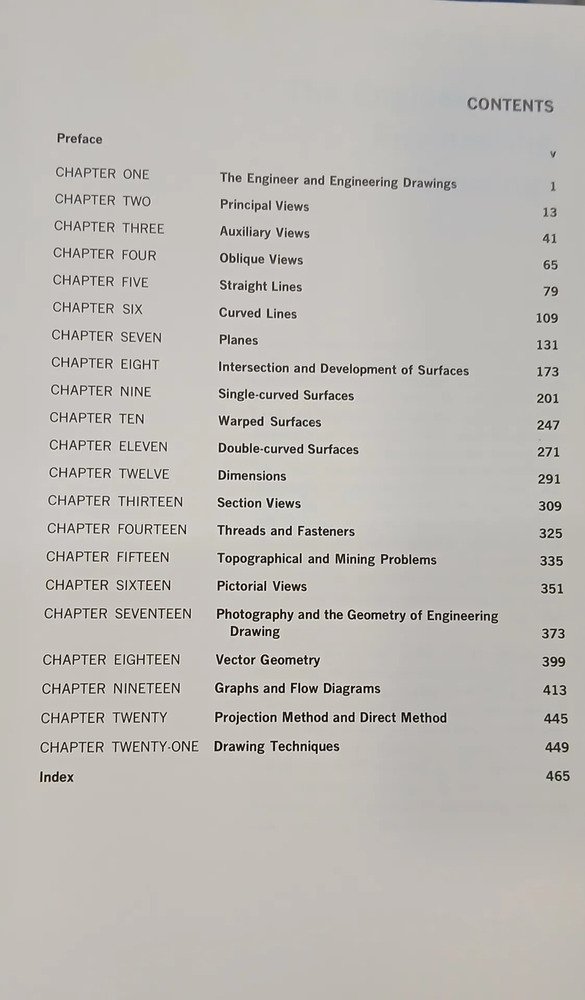 Geometry Of Engineering Drawing - Hood - Palmerlee - Baer