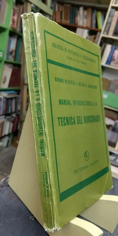 Manual Introductorio A Técnica Rorschach - Klopfer, Davidson