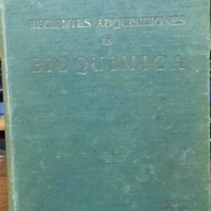 778771-MLA27283546959_052018 Recientes Adquisiciones En Bioquímica - Jonh Pryde