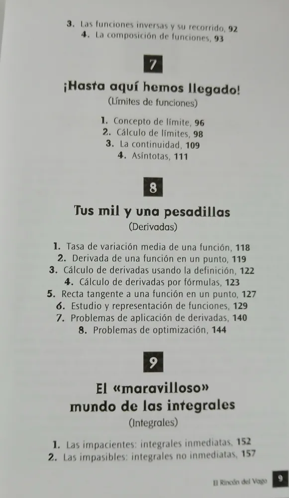 778780-MLA97228285011_112025 Matemáticas Para Vagos El Rincón Del Vago Espasa Calpe 2007