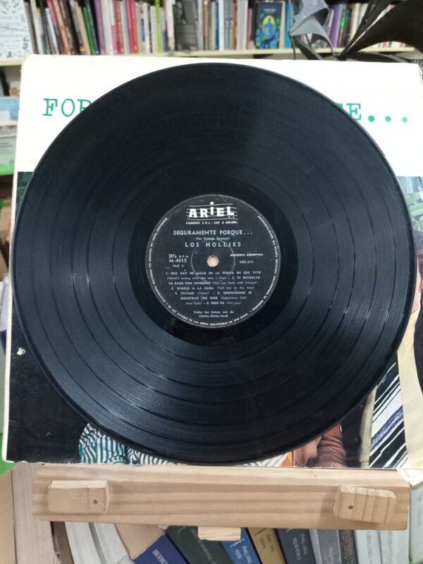 The Hollies, For Certain Because, Long Play Vinilo 1967 Estándar