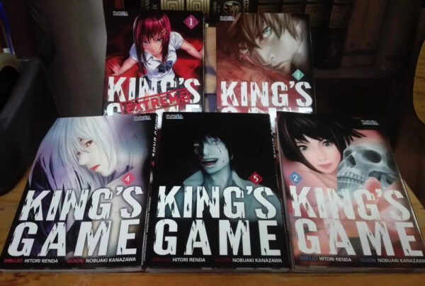 King's Game Lote X5 (1, 1 Extreme, 2, 4, 5) Nobuako Kanazawa