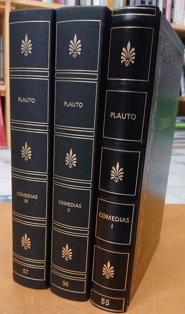 Plauto - Comedias T. 1, 2 Y 3 - Ed. Gredos