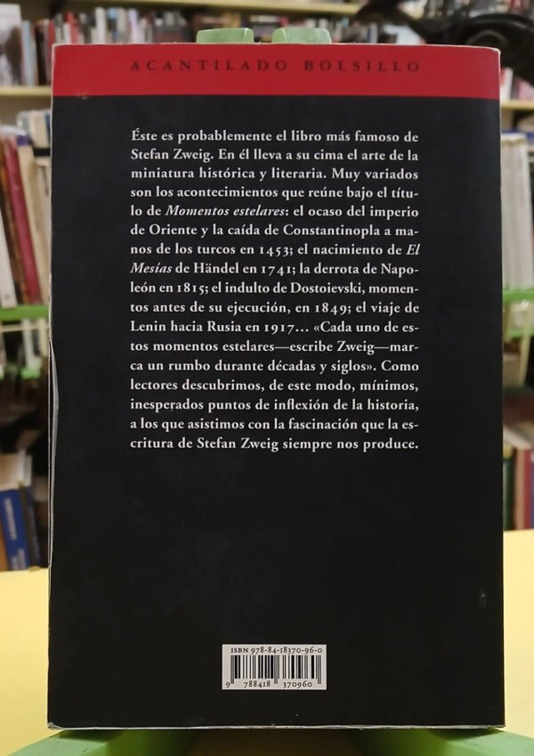 788779-MLA110165473398_042026 Momentos Estelares De La Humanidad - Stefan Zweig