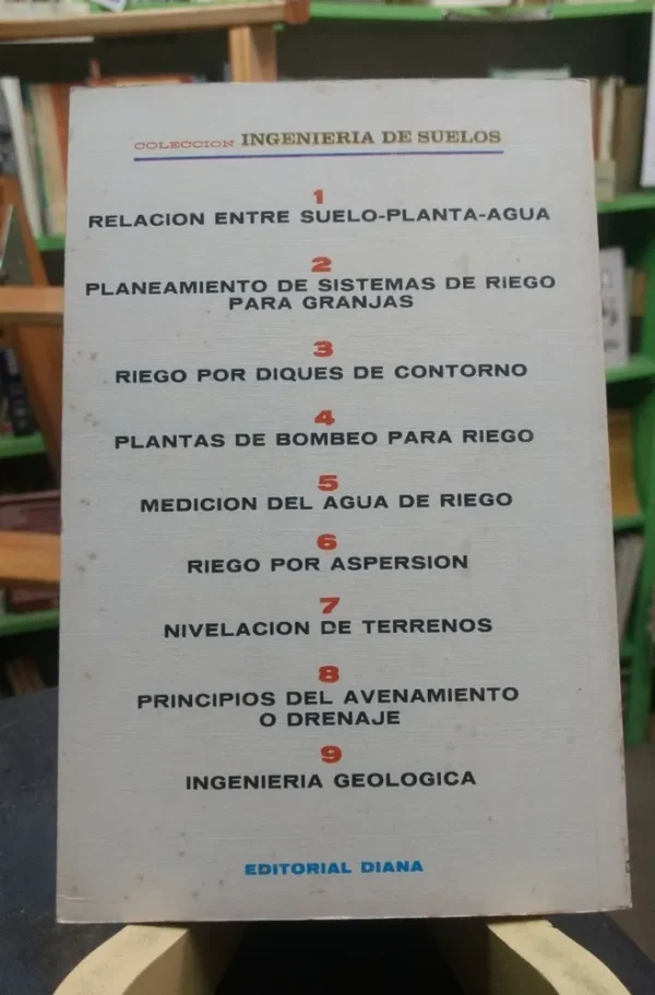 Planeamiento De Sistemas De Riego Para Granjas. Ed. Diana
