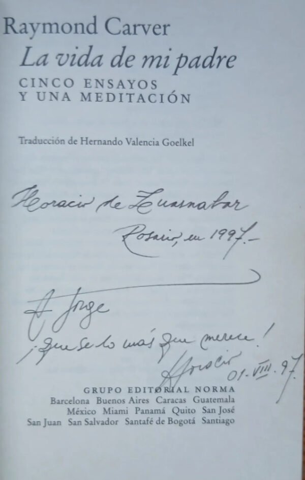 790011-MLA107346471993_022026 Raymond Carver - La Vida De Mi Padre